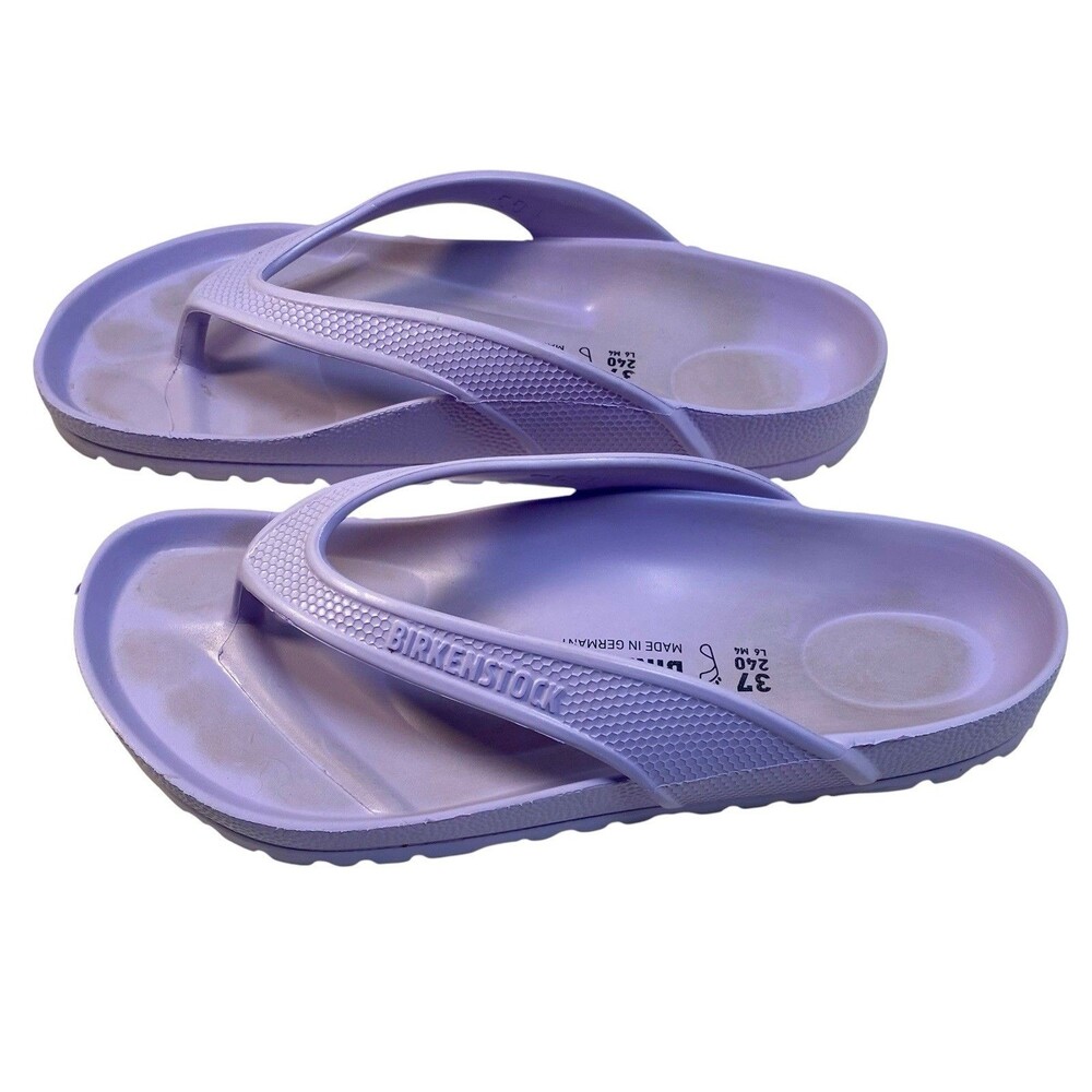 Birkenstock Honolulu EVA Sandals Purple Lilac Thong Flip Flops Size 37 US 6